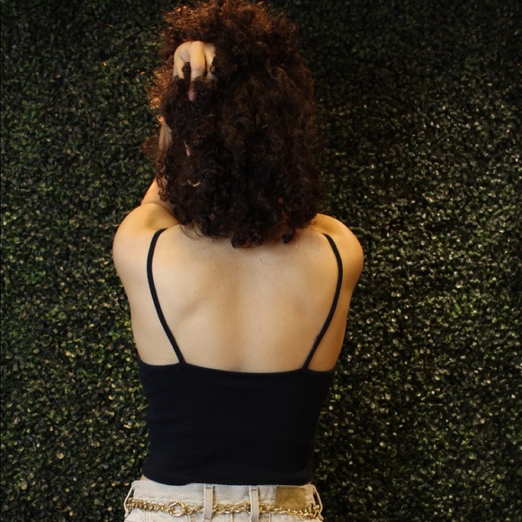 TOPSHOP Ribbed Crop Top - Picture 4 of 4